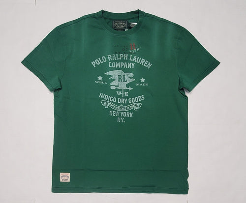 Nwt Polo Country  Ralph Lauren Green Dry Goods New York  Classic Fit Tee - Unique Style