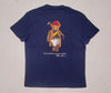 Nwt Polo Ralph Lauren Navy Pocket Teddy Bear Classic Fit Tee - Unique Style