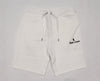 Nwt Polo Ralph Lauren White  Spellout Double Knit Shorts - Unique Style
