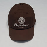 Nwt Polo Ralph Lauren Brown PRL Adjustable Hat - Unique Style