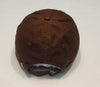 Brown Polo Ralph Lauren adjustable hat with New York crest embroidery, featuring a classic design and branded logo.