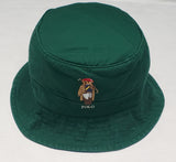 Nwt  Polo Ralph Lauren Green Teddy Bear Bucket Hat - Unique Style