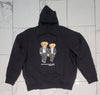 Nwt Polo Ralph Lauren Black Tuxedo Ralph Ricky Teddy Bear Hoodie - Unique Style