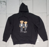 Nwt Polo Ralph Lauren Black Tuxedo Ralph Ricky Teddy Bear Hoodie - Unique Style