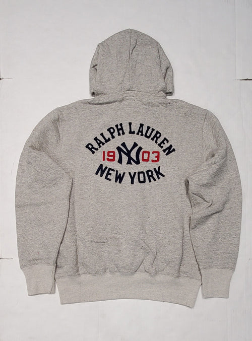 Nwt Polo Ralph Lauren Grey NY 1903 New York Yankees Pullover Hoodie - Unique Style
