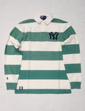 Nwt Polo Ralph Lauren Green/White 1903 New York Yankees Classic Fit Rugby - Unique Style