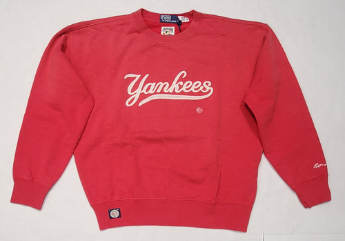 Nwt Polo Ralph Lauren Yankees Spellout  Crewneck Sweatshirt - Unique Style