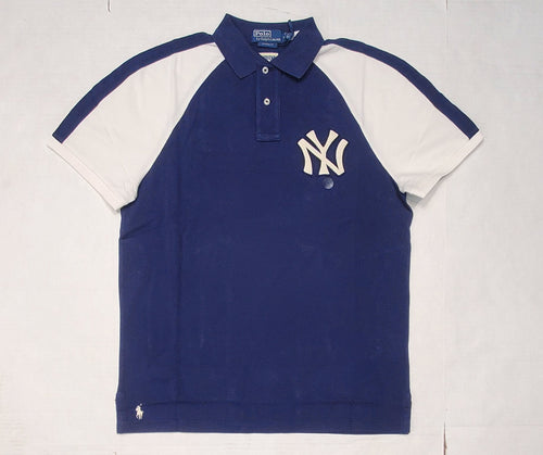 Nwt Polo Ralph Lauren Navy/White Yankees NY Classic Fit Polo - Unique Style