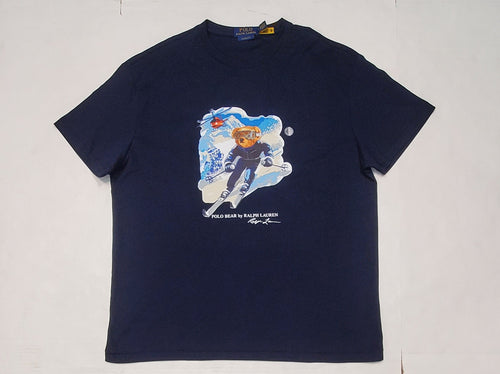 Nwt Polo Ralph Lauren Navy Ski Bear Classic Fit Tee - Unique Style