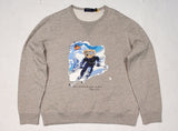 Nwt Polo Ralph Lauren Grey Ski Bear Sweatshirt - Unique Style