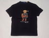 Nwt Polo Ralph Lauren Black Snow Explorer Teddy Bear Classic Fit Tee - Unique Style