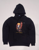 Nwt Polo Ralph Lauren Black Lunar Teddy Bear Pullover Hoodie - Unique Style