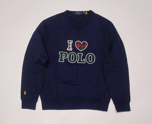 Nwt Polo Ralph Lauren Navy I Love Polo Sweatshirt - Unique Style