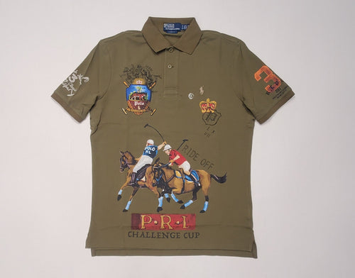 Nwt Polo Ralph Lauren Olive Equestrian Classic Fit Polo - Unique Style