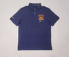 Nwt Polo Ralph Lauren Navy Est MCM-LXVII PRLC Embroidered Classic Fit Polo - Unique Style