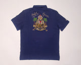 Nwt Polo Ralph Lauren Navy Est MCM-LXVII PRLC Embroidered Classic Fit Polo - Unique Style