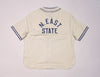 Nwt Polo Ralph Lauren White/Blue N.East State  Baseball Shirt - Unique Style