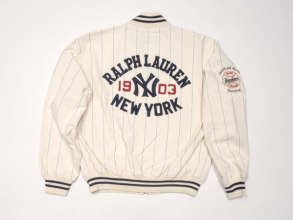 Nwt Polo Ralph Lauren Pinstripe Yankees NY 1903 Jacket - Unique Style