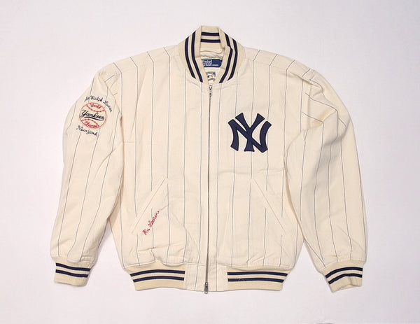 Nwt Polo Ralph Lauren Pinstripe Yankees NY 1903 Jacket - Unique Style