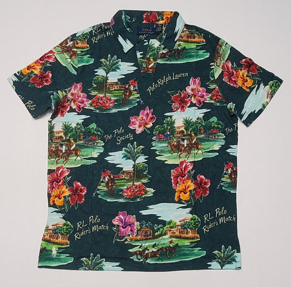 Nwt Polo Ralph Lauren Allover Tropical Floral Print Polo - Unique Style