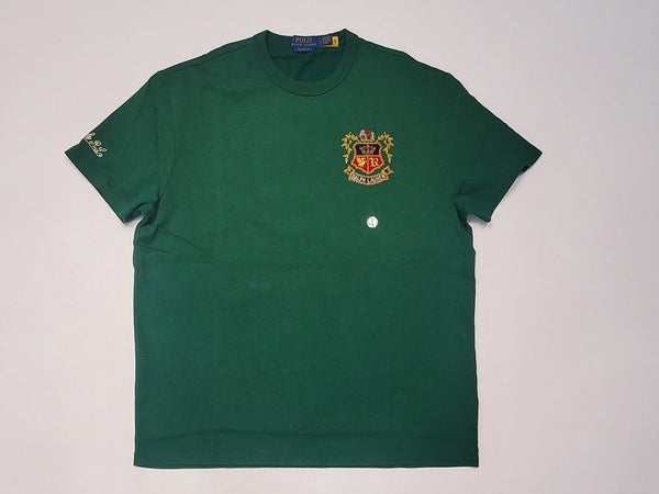 Nwt Polo Ralph Lauren Green Embroidered Est MCM-LXVII PRLC Classic Fit Tee - Unique Style