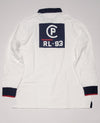 Nwt Polo Ralph White  CP-93 Classic Fit Long Sleeve Rugby - Unique Style