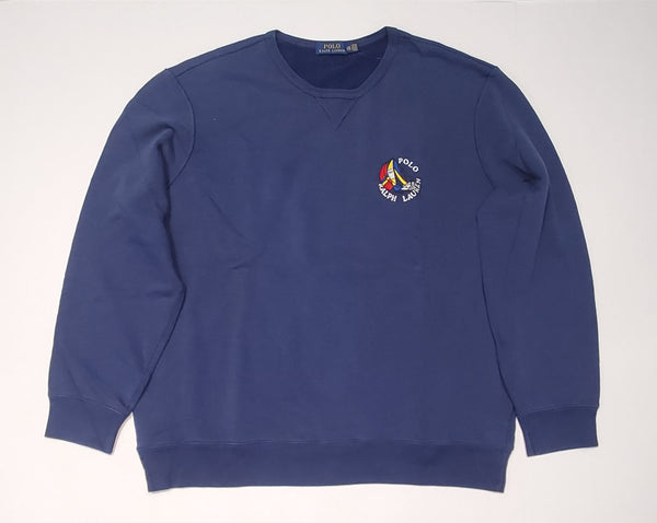 Nwt Polo Ralph Lauren Navy Sailboat Sweatshirt - Unique Style