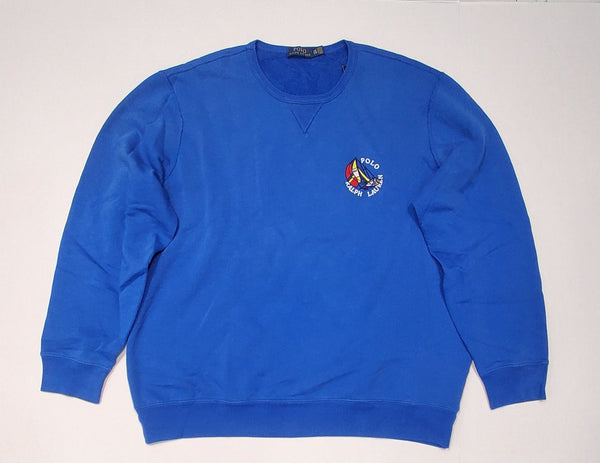 Nwt Polo Ralph Lauren Royal Blue Sailboat Sweatshirt - Unique Style