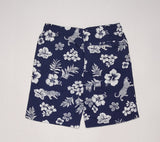 Nwt Polo Ralph Lauren Navy Allover Tropical Jungle Print Pony Shorts - Unique Style