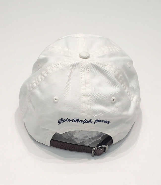 Nwt Polo Ralph Lauren Beach Club Leather Strap Back Hat - Unique Style