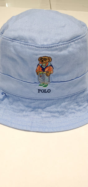 Nwt  Polo Ralph Lauren Beach Cycle Teddy Bear Bucket Hat - Unique Style