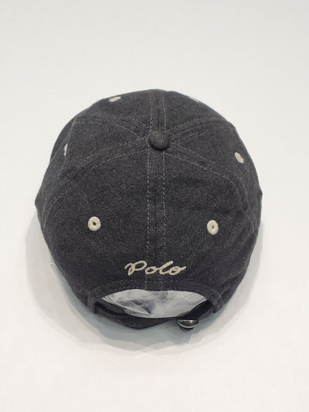 Nwt Polo Ralph Lauren Grey 'R' Strap Back Hat - Unique Style