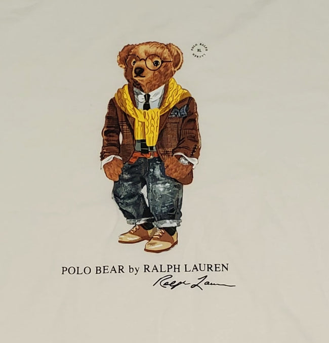 Nwt Polo Ralph Lauren Khaki Jacket Teddy BEAR Classic Fit Tee - Unique Style