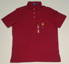 Nwt Polo Ralph Lauren Red/Navy Crest Pocket Classic Fit Polo - Unique Style