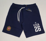 Nwt Polo Ralph Lauren Navy Blue USA #26 Small Pony Shorts - Unique Style