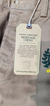 NWT Polo Ralph Lauren Equestrian Big Fit Pants in beige with classic stitching and belt loops, stylish and comfortable casual trousers.