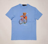 Nwt Polo Ralph Lauren Blue Beach Cycle Teddy Bear Classic Fit Tee - Unique Style
