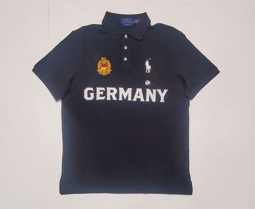 Nwt Polo Ralph Lauren Black Germany # 26 Big Pony Classic Fit Polo - Unique Style