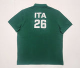 Nwt Polo Ralph Lauren Green Italia # 26 Big Pony Classic Fit Polo - Unique Style
