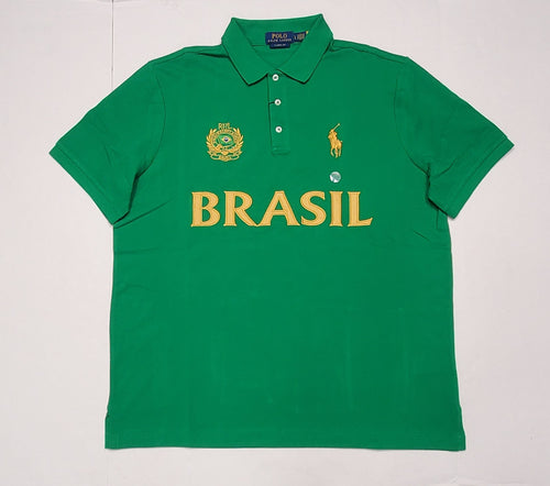 Nwt Polo Ralph Lauren Brasil # 26 Big Pony Classic Fit Polo - Unique Style