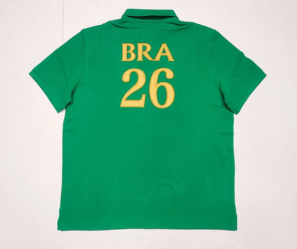 Nwt Polo Ralph Lauren Brasil # 26 Big Pony Classic Fit Polo - Unique Style
