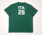 Nwt Polo Ralph Lauren Green Italia  # 26 Big Pony Classic Fit Tee - Unique Style
