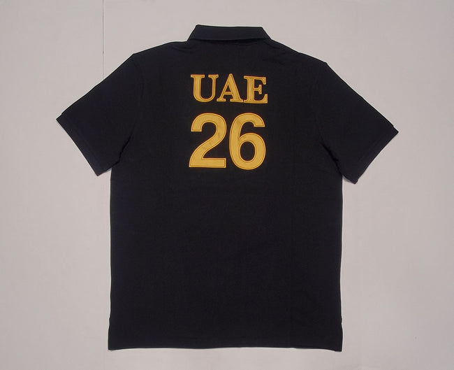 Nwt Polo Ralph Lauren Black UAE  # 26 Big Pony Classic Fit Polo - Unique Style