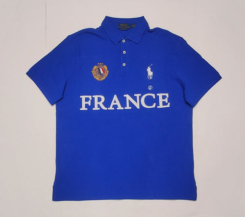 Nwt Polo Ralph Lauren Royal Blue France # 26 Big Pony Classic Fit Polo - Unique Style