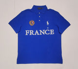 Nwt Polo Ralph Lauren Royal Blue France # 26 Big Pony Classic Fit Polo - Unique Style