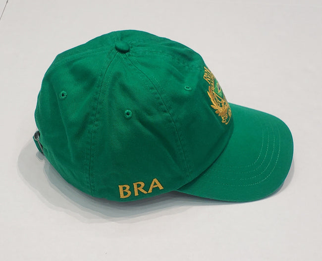 Nwt Polo Ralph Lauren Green Brasil Adjustable Strap Back Hat - Unique Style