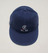 Navy Polo Ralph Lauren CP-93 adjustable strap back hat with embroidered logo, casual cap style, front view.