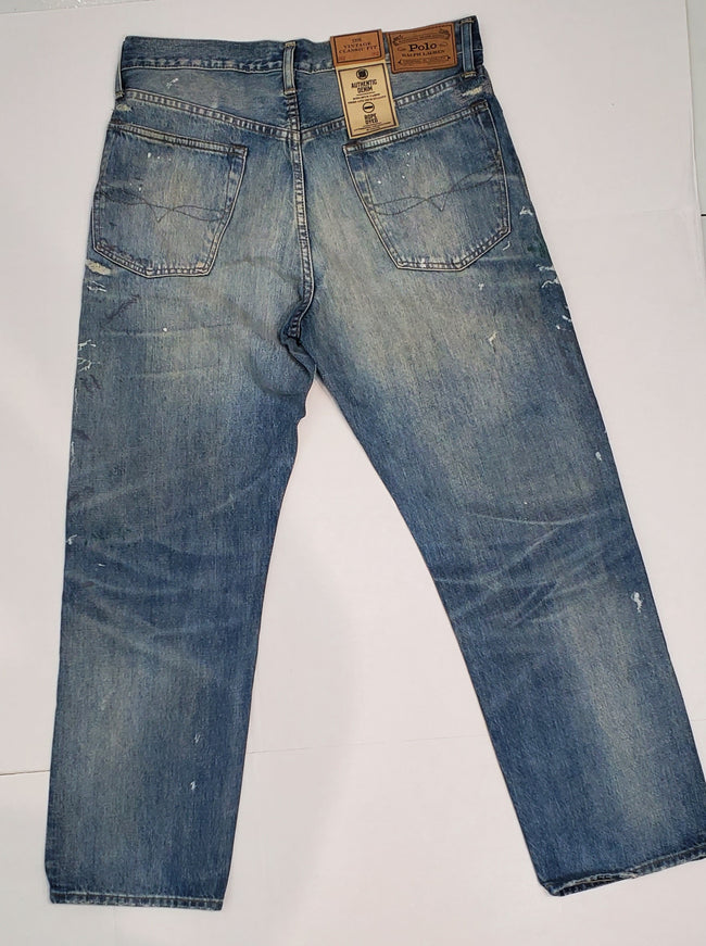 Nwt Polo Ralph Lauren Distressed Vintage Classic Fit Jean - Unique Style