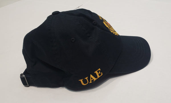 Nwt Polo Ralph Lauren Black UAE #26 Adjustable Strap Back Hat - Unique Style