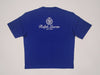 Nwt Polo Ralph Lauren Royal Blue  Crest New York Embroidered  Classic Fit Tee